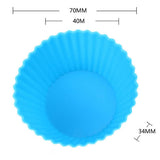 5PC Silicone Cupcake Molds