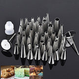 52PC Stainless Steel Icing Nozzle Set