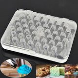 52PC Stainless Steel Icing Nozzle Set