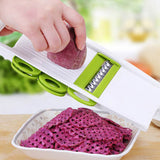 WALFOS Mandoline Slicer with 5 Stainless Steel Blades