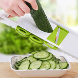 WALFOS Mandoline Slicer with 5 Stainless Steel Blades