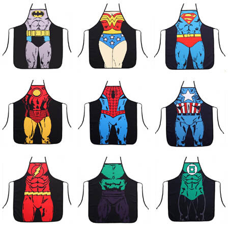 Superheroes Aprons