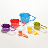 6 Pcs Plastic Measuring Cups Set
