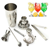 5pcs tainless Steel Cocktail Shaker Set