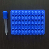 50 Gummy Bear Silicone Mold + Dropper