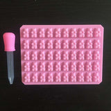 50 Gummy Bear Silicone Mold + Dropper