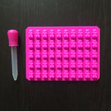 50 Gummy Bear Silicone Mold + Dropper