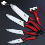 Ceramic Kitchen Knife set 3" 4" 5" 6" + Peeler