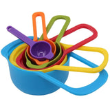 11Pcs Plastic Measuring Cups + Spoons Set